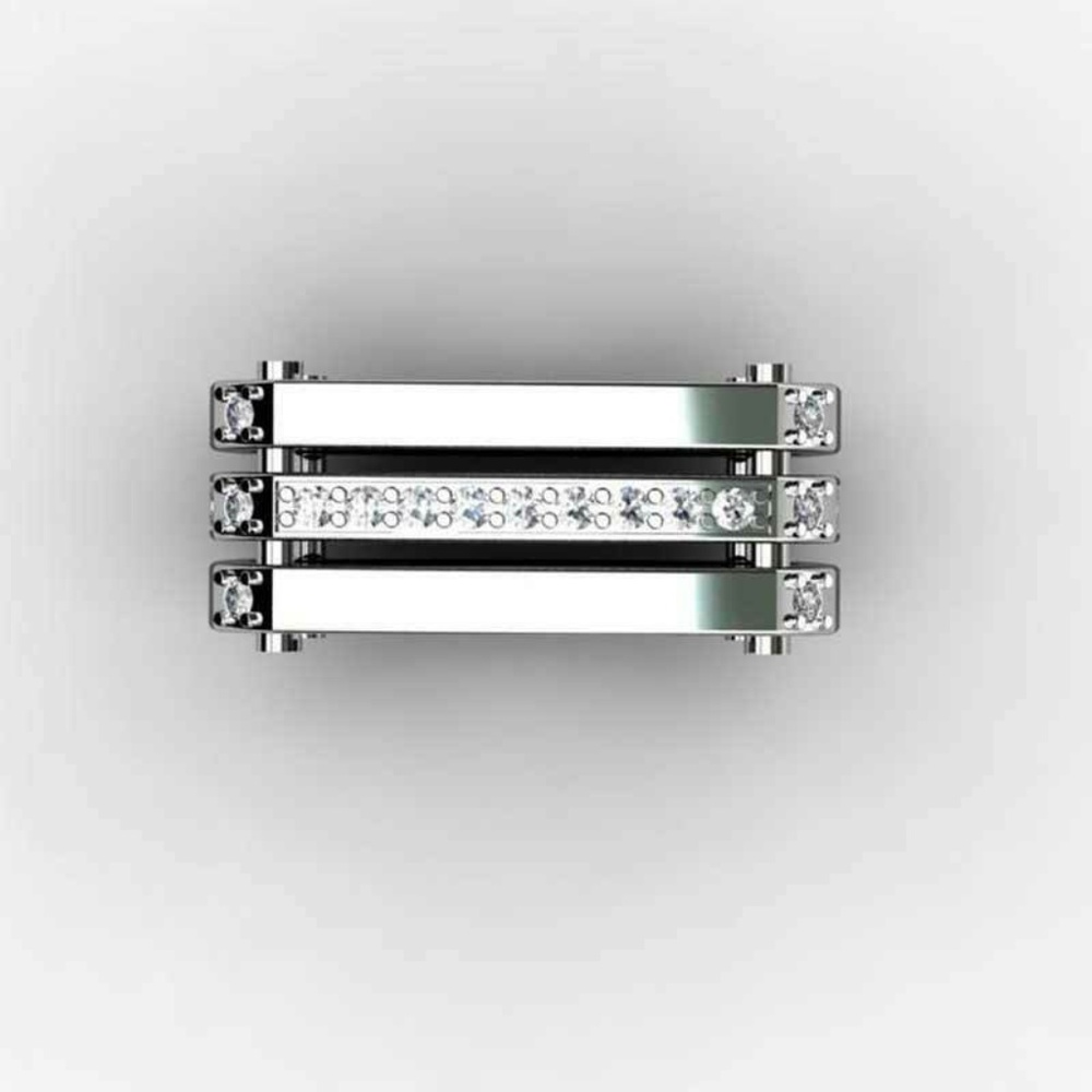 Luxury 925 Silver White Sapphire Ring New - Picture 2 of 6